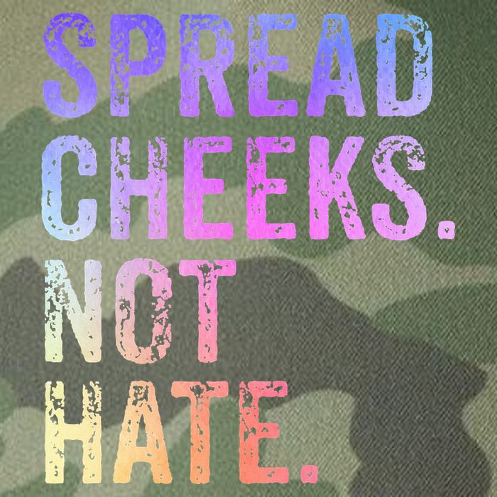 Spread Cheeks Not Hate Legacy Tie Dye Trucker Hat