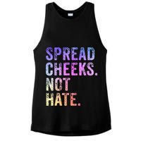 Spread Cheeks Not Hate Ladies PosiCharge Tri-Blend Wicking Tank