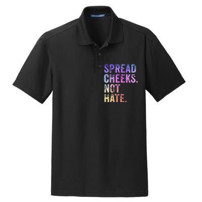 Spread Cheeks Not Hate Dry Zone Grid Polo