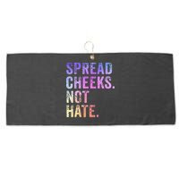 Spread Cheeks Not Hate Large Microfiber Waffle Golf Towel