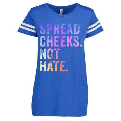 Spread Cheeks Not Hate Enza Ladies Jersey Football T-Shirt