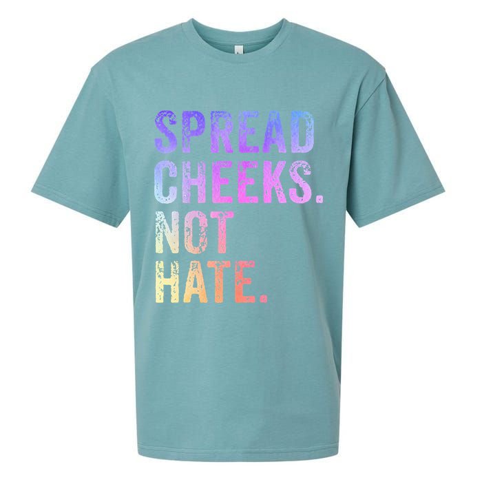 Spread Cheeks Not Hate Sueded Cloud Jersey T-Shirt