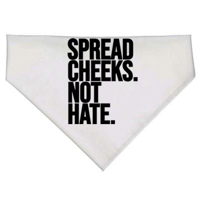 Spread Cheeks Not Hate Funny Gym Fitness And Workout Funny Gift USA-Made Doggie Bandana