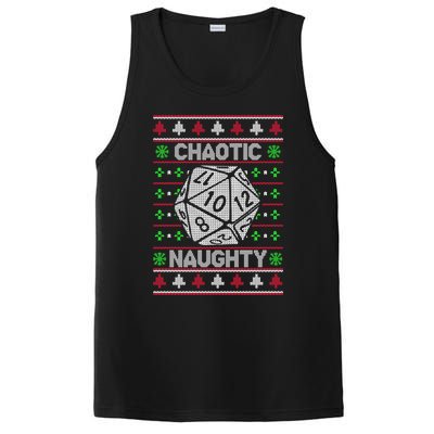 Santa Chaotic Naughty Christmas D20 Ugly Tabletop Sweater Great Gift PosiCharge Competitor Tank