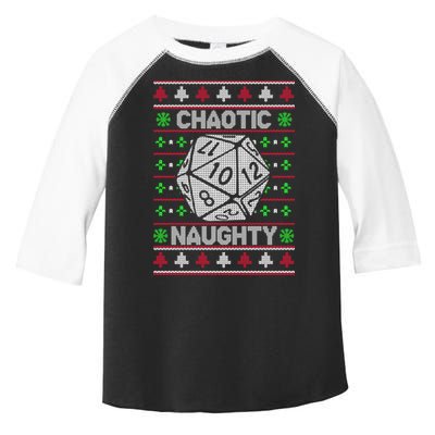 Santa Chaotic Naughty Christmas D20 Ugly Tabletop Sweater Great Gift Toddler Fine Jersey T-Shirt
