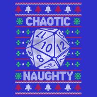 Santa Chaotic Naughty Christmas D20 Ugly Tabletop Sweater Great Gift 16 in Basic Backpack