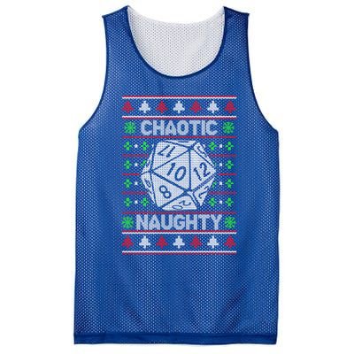 Santa Chaotic Naughty Christmas D20 Ugly Tabletop Sweater Great Gift Mesh Reversible Basketball Jersey Tank