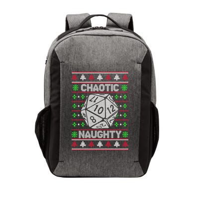 Santa Chaotic Naughty Christmas D20 Ugly Tabletop Sweater Great Gift Vector Backpack