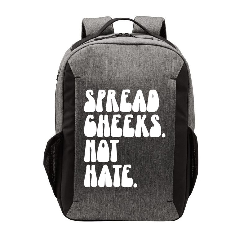 Spread Cheeks Not Hate Funny Gym Fitness And Workout Vector Backpack