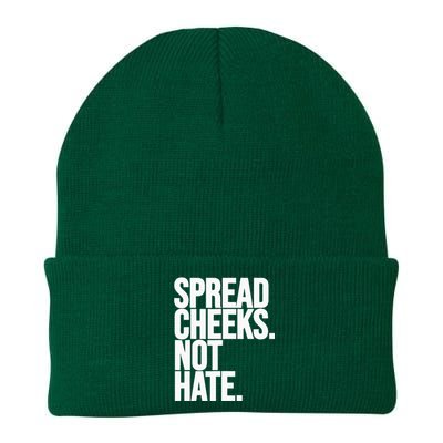 Spread Cheeks Not Hate Funny Gym Fitness And Workout Knit Cap Winter Beanie