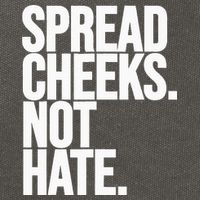 Spread Cheeks Not Hate Funny Gym Fitness And Workout Cotton Canvas Backpack