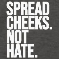 Spread Cheeks Not Hate Funny Gym Fitness And Workout Vector Backpack