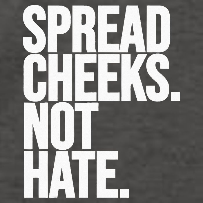 Spread Cheeks Not Hate Funny Gym Fitness And Workout Vector Backpack