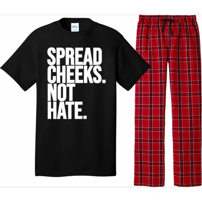 Spread Cheeks Not Hate Funny Gym Fitness And Workout Pajama Set