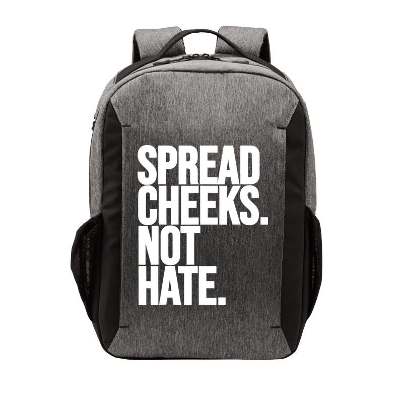 Spread Cheeks Not Hate Funny Gym Fitness And Workout Vector Backpack