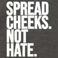 Spread Cheeks Not Hate Funny Gym Fitness And Workout Vector Backpack