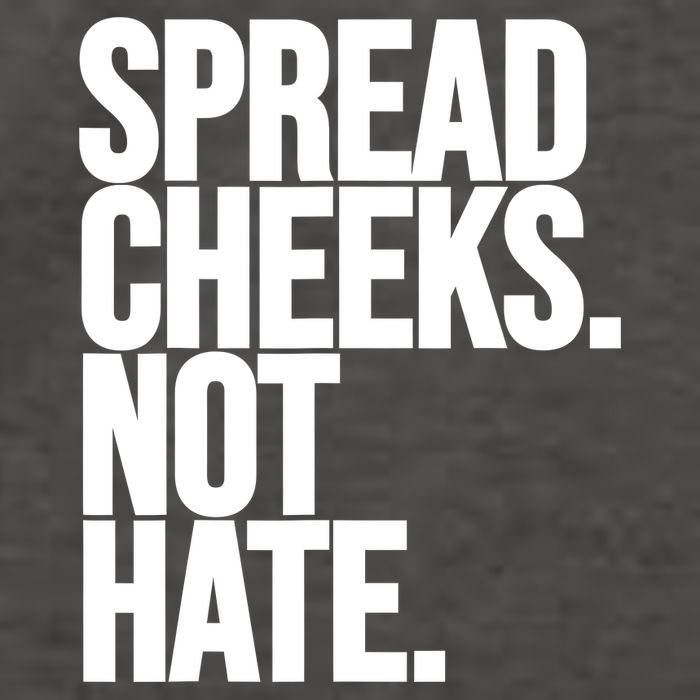 Spread Cheeks Not Hate Funny Gym Fitness And Workout Vector Backpack