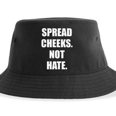 Spread Cheeks Not Hate Sustainable Bucket Hat