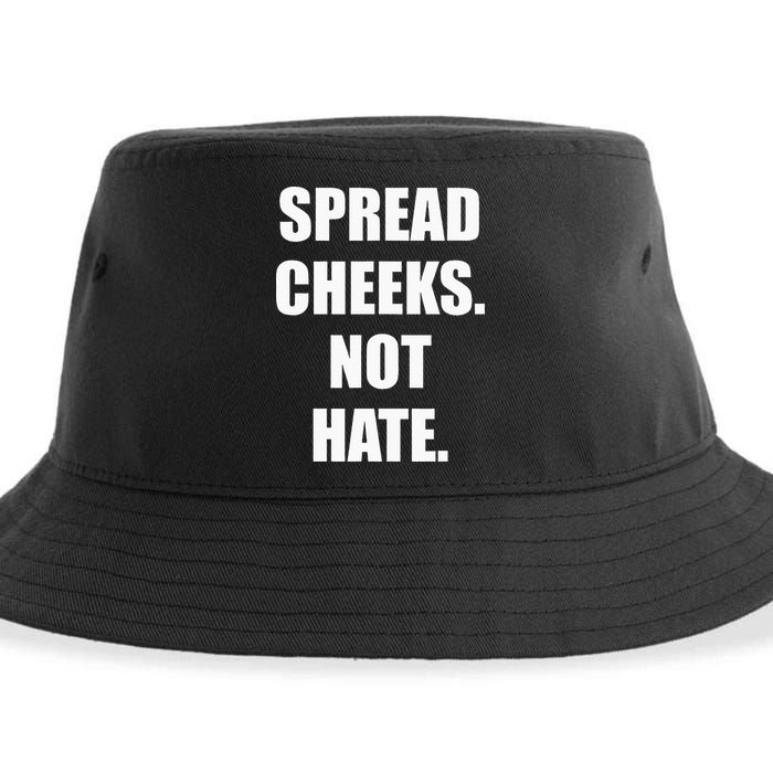 Spread Cheeks Not Hate Sustainable Bucket Hat