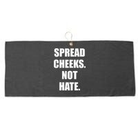 Spread Cheeks Not Hate Large Microfiber Waffle Golf Towel