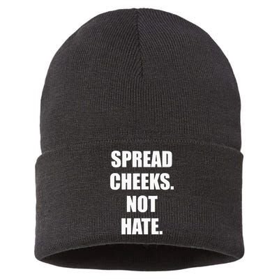 Spread Cheeks Not Hate Sustainable Knit Beanie