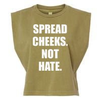 Spread Cheeks Not Hate Garment-Dyed Women's Muscle Tee