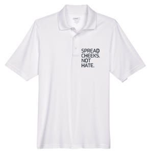 Spread Cheeks Not Hate Men's Origin Performance Pique Polo