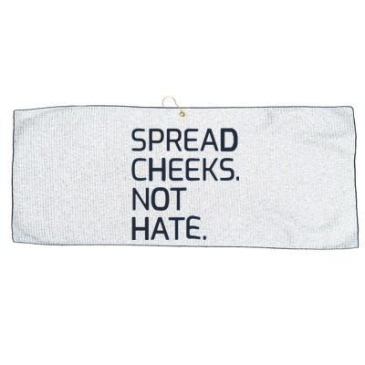 Spread Cheeks Not Hate Large Microfiber Waffle Golf Towel