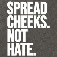 Spread Cheeks Not Hate Funny Gym Fitness And Workout Cotton Canvas Backpack