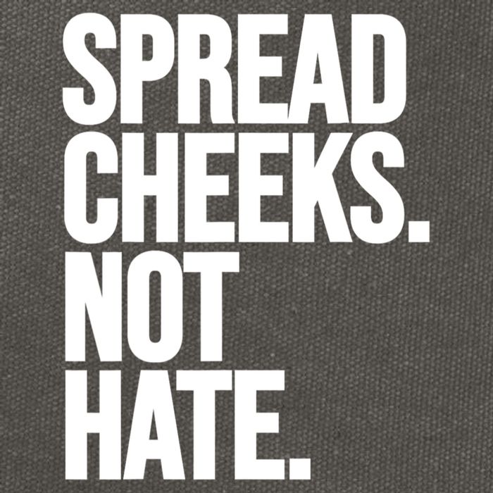Spread Cheeks Not Hate Funny Gym Fitness And Workout Cotton Canvas Backpack