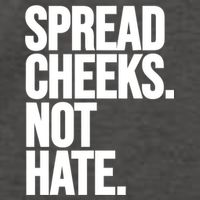 Spread Cheeks Not Hate Funny Gym Fitness And Workout Vector Backpack