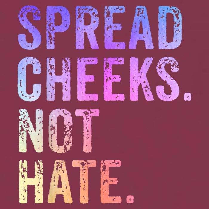 Spread Cheeks Not Hate Funny 16oz Travel Tumbler