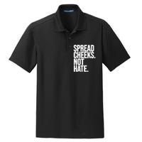 Spread Cheeks Not Hate Funny Gym Fitness And Workout Dry Zone Grid Polo