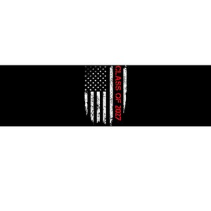 Senior Class Of 2027 Graduation Patriotic American Flag Bumper Sticker