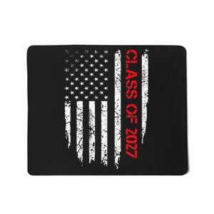 Senior Class Of 2027 Graduation Patriotic American Flag Mousepad