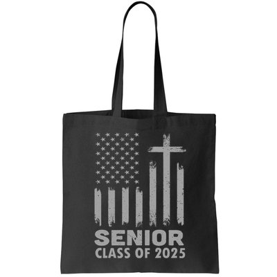 Senior Class Of 2025 Usa Flag Cross Christian Graduation Bag