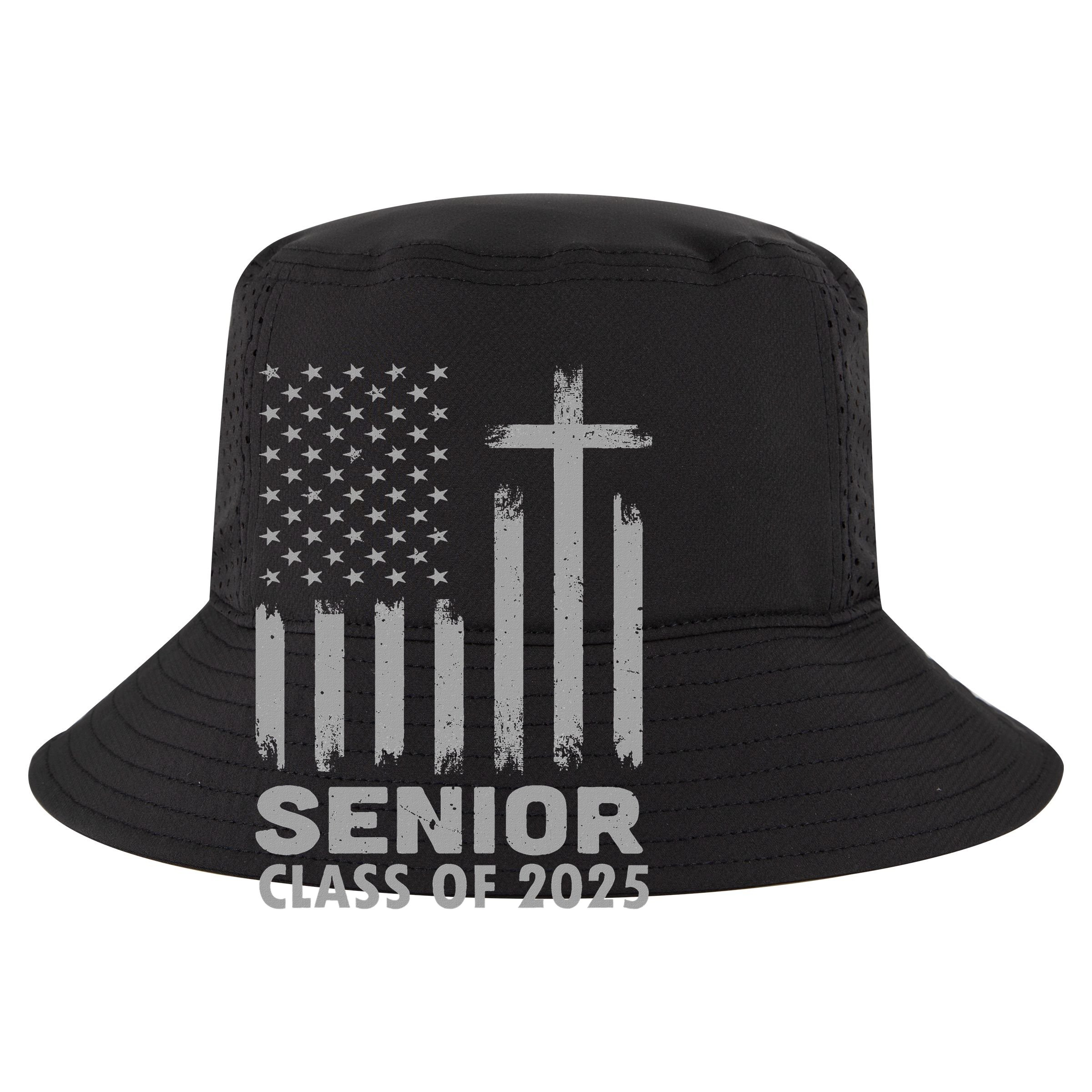 Senior Class Of 2025 Usa Flag Cross Christian Graduation 12oz Stainless Steel Coffee Mug
