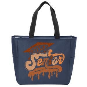 Senior Class Of 2024 Black Educated Graduate Afro Melanin Zip Tote Bag