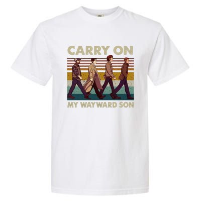 Supernatural Carry On My Wayward Funny Son Vintage Garment-Dyed Heavyweight T-Shirt