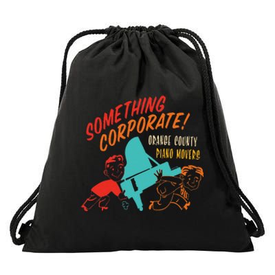 Something Corporate! Orange County Piano Mover Design Drawstring Bag