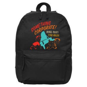 Something Corporate! Orange County Piano Mover Design 16 in Basic Backpack