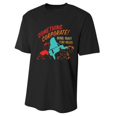 Something Corporate! Orange County Piano Mover Design Performance Sprint T-Shirt