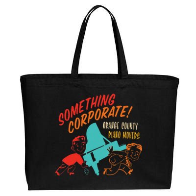 Something Corporate! Orange County Piano Mover Design Cotton Canvas Jumbo Tote