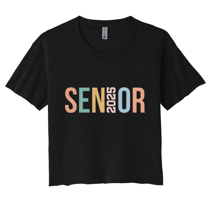 Senior Class Of 2025 Women's Crop Top Tee