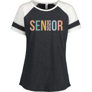 Senior Class Of 2025 Enza Ladies Jersey Colorblock Tee