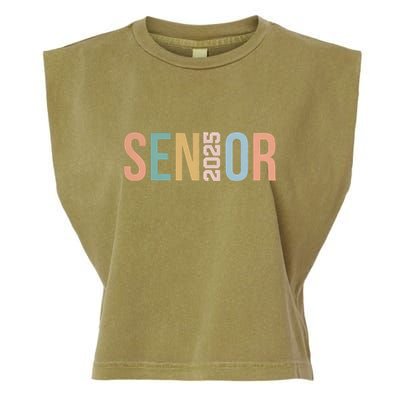 Senior Class Of 2025 Garment-Dyed Women's Muscle Tee