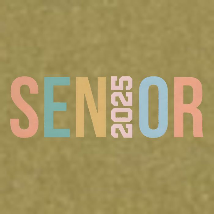 Senior Class Of 2025 Garment-Dyed Women's Muscle Tee