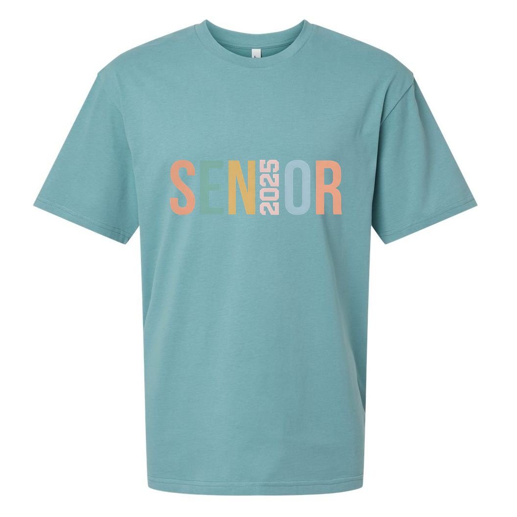 Senior Class Of 2025 Sueded Cloud Jersey T-Shirt