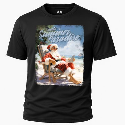 Santa Chillin On The Beach Summer Paradise Performance Shirt