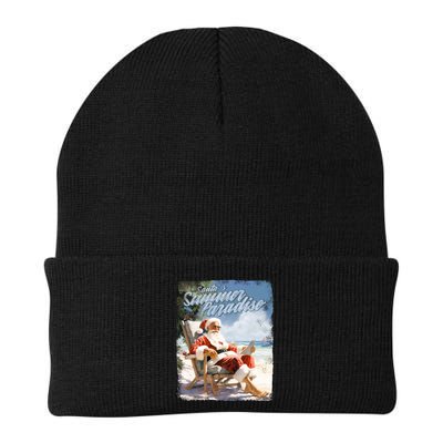 Santa Chillin On The Beach Summer Paradise Beanie